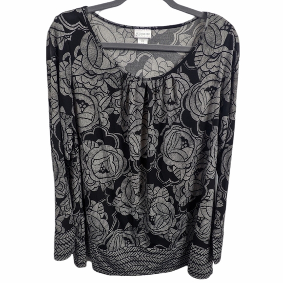 Motherhood Maternity Scoop Neck Tunic Top Sz L - Picture 1 of 8